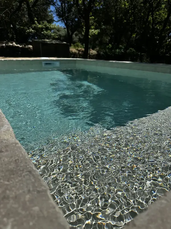 Piscine 3x3 m sable texturé à Pierrelatte
